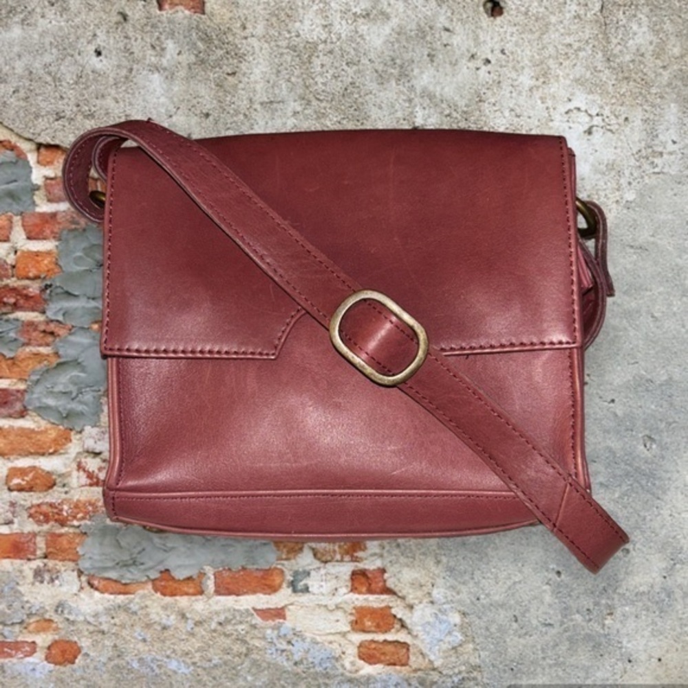 Still Nordic Crossbody Nobi Vintage Bag in Wine 100% leather